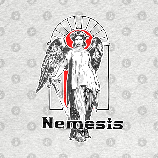 Nemesis the goddess of revenge and eternal hatreds by Marccelus